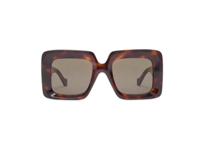 LOEWE Square Maxi Anagram Sunglasses "Havana"