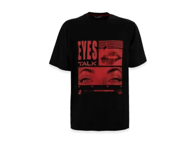 Dolce & Gabbana Eyes Talk T-Shirt "Black/Red"