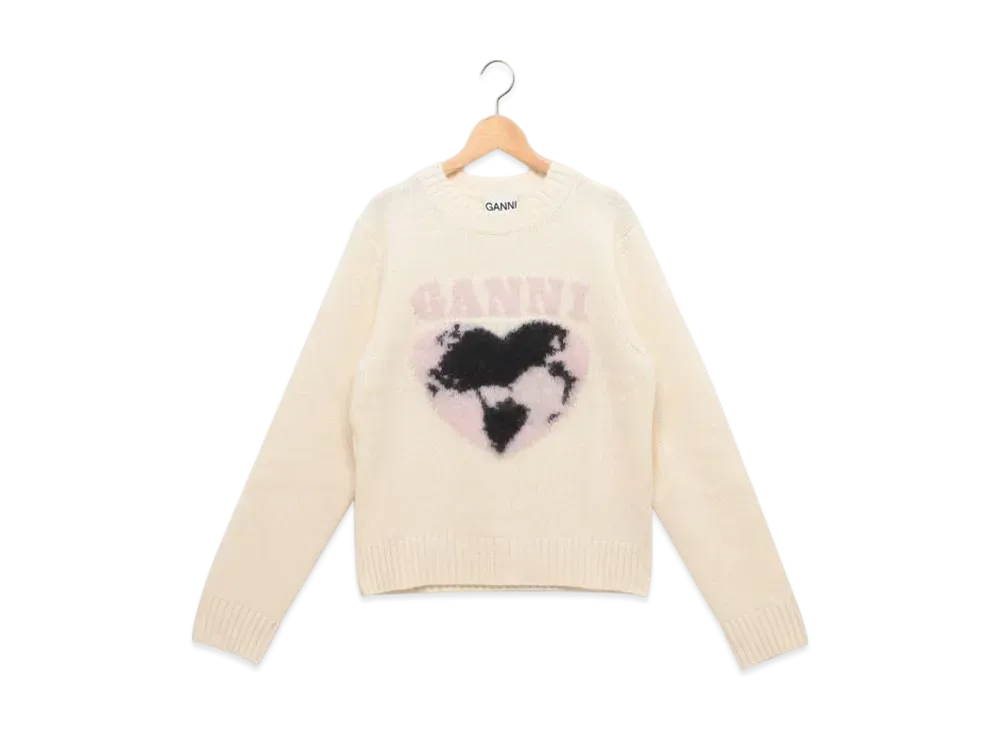 GANNI Sweater "White"