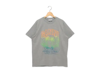 GANNI T-Shirt "Gray"