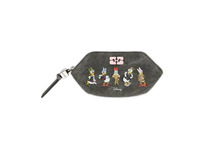 GANNI x Disney Daisy Duck Bleached Bou Coin Purse "Black Oyster"