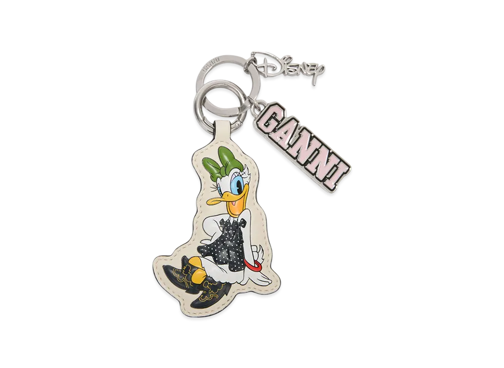 GANNI x Disney Daisy Duck White Keyring "Egret"