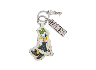 GANNI x Disney Daisy Duck White Keyring "Egret"