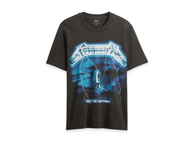 GAP Metallica Graphic T-Shirt "True Black"