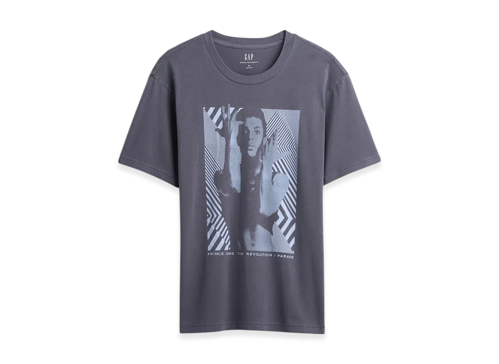 GAP Prince and the Revolution Relaxed Graphic T-Shirt "Navy Uniform"