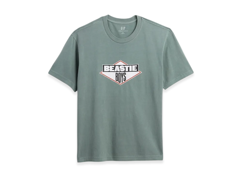 GAP Beastie Boys Relaxed Graphic T-Shirt "Ro Reru Ris Green"