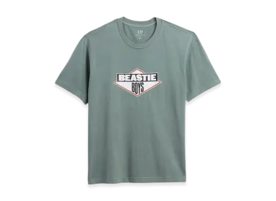 GAP Beastie Boys Relaxed Graphic T-Shirt "Ro Reru Ris Green"