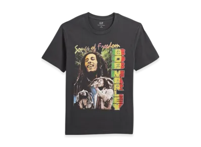 GAP Bob Marley Relaxed Graphic T-Shirt "True Black"