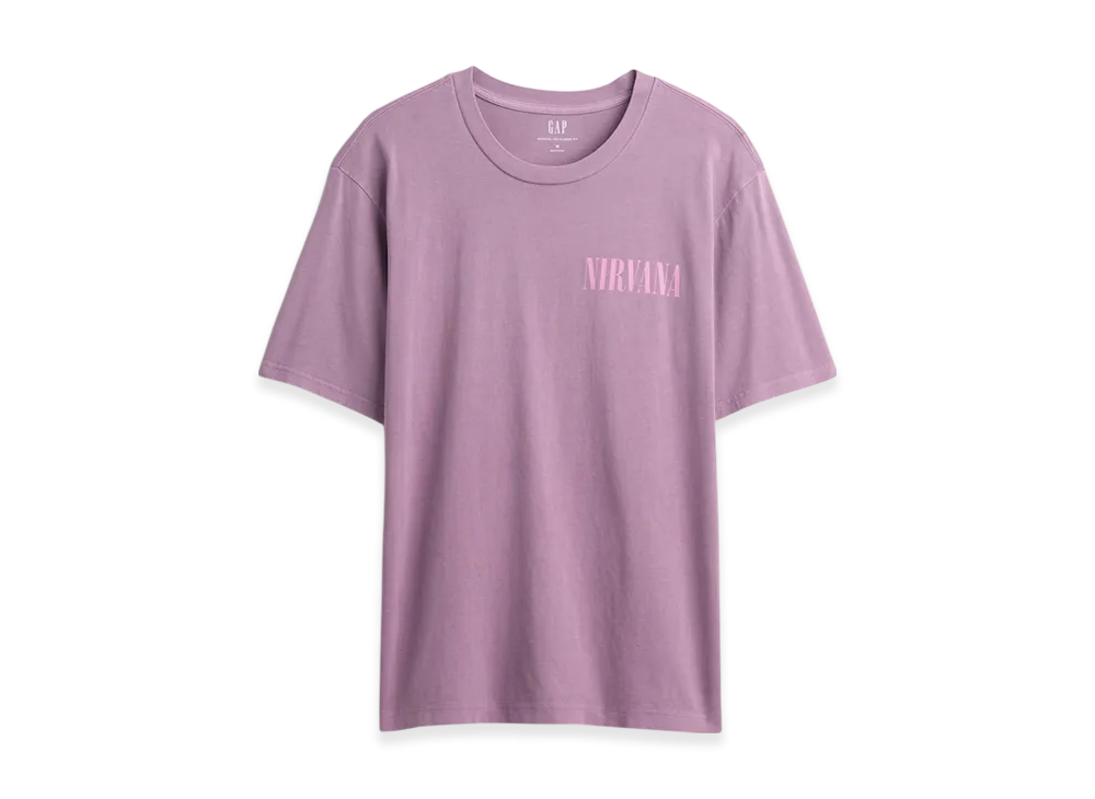 GAP Nirvana Relaxed Graphic T-Shirt "Purple"
