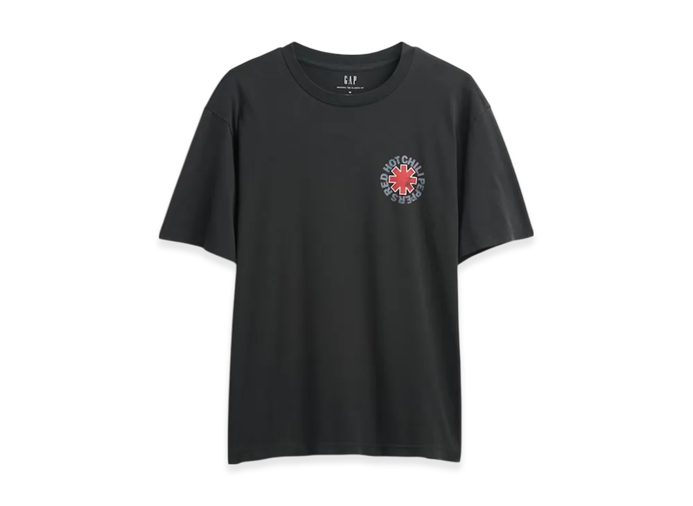 GAP Red Hot Chili Peppers Relaxed Graphic T-Shirt "True Black"
