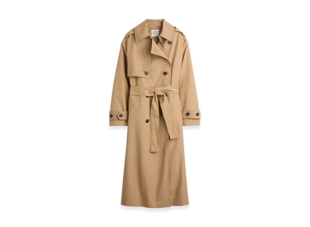 Gap x Sandy Liang Women's Bow-Back Trench Coat "Mojave Tan"