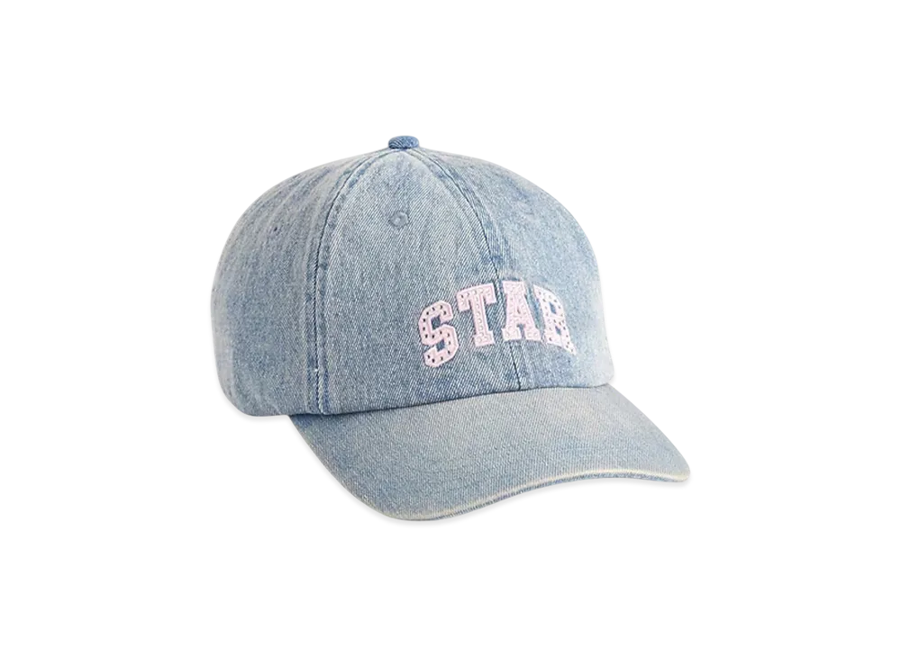 Gap x Sandy Liang Logo Baseball Hat "Medium Wash"