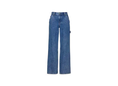 Gap x Sandy Liang Women's Low Rise 90s Loose Carpenter Jeans "Serena Blue"