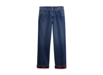 Gap x Stranger Things Flannel Lined Extra Baggy Denim "True Indigo"