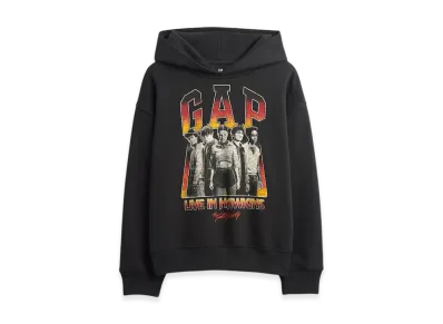 Gap x Stranger Things VintageSoft Graphic Hoodie (Kids) "Moonless Night"