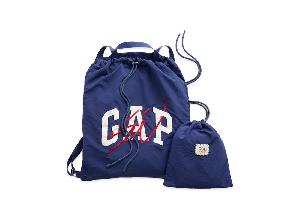 Gap x Sean Wotherspoon Logo Drawstring Backpack "Denim"