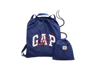 Gap x Sean Wotherspoon Logo Drawstring Backpack "Denim"
