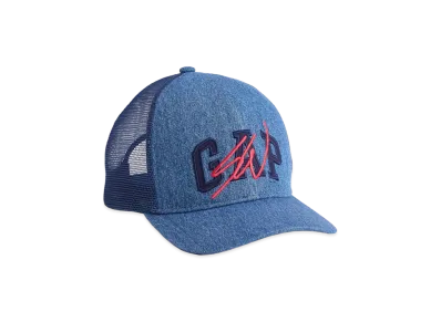 Gap x Sean Wotherspoon Denim & Mesh Logo Baseball Hat "Denim"