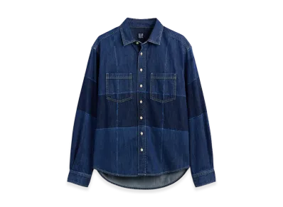 Gap x Sean Wotherspoon Patchwork Denim Overshirt "Denim"