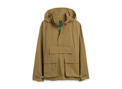 Gap x Sean Wotherspoon Oversized Anorak Hoodie "Amber Green"