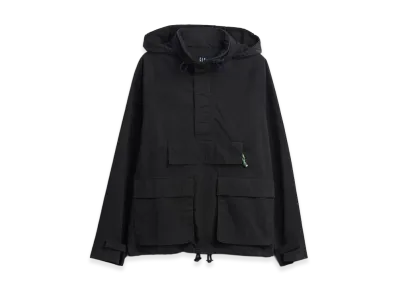 Gap x Sean Wotherspoon Oversized Anorak Hoodie "True Black"