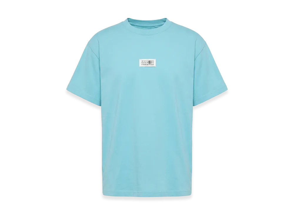 MM6 Maison Margiela Numeric Signature One-Point Logo Short Sleeve T-Shirt "Saxe"