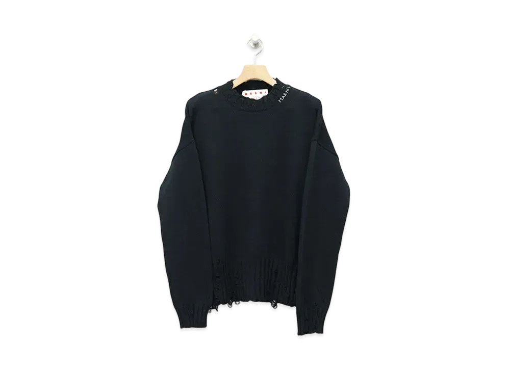 Marni Twisted Crewneck "Black"