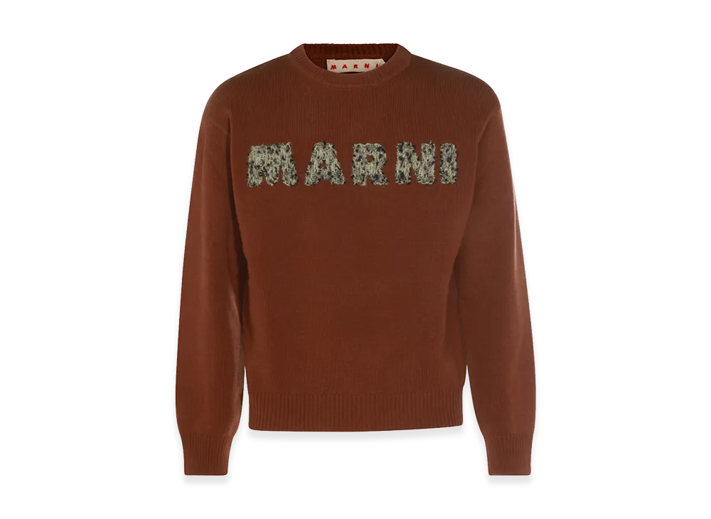 MARNI Sweaters "Brown"