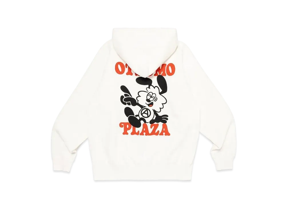 OTSUMO PLAZA Exclusive Item Otsumo Plaza Zip Hoodie "White"
