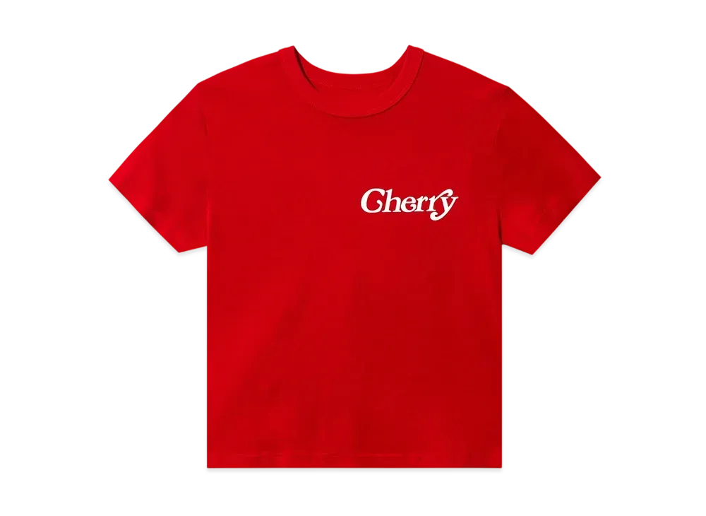 Verdy x Cherry LA Baby Tee "Red"