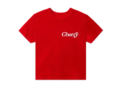 Verdy x Cherry LA Baby Tee "Red"