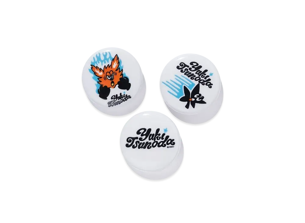 VERDY x YUKI TSUNODA Badge Set "White"