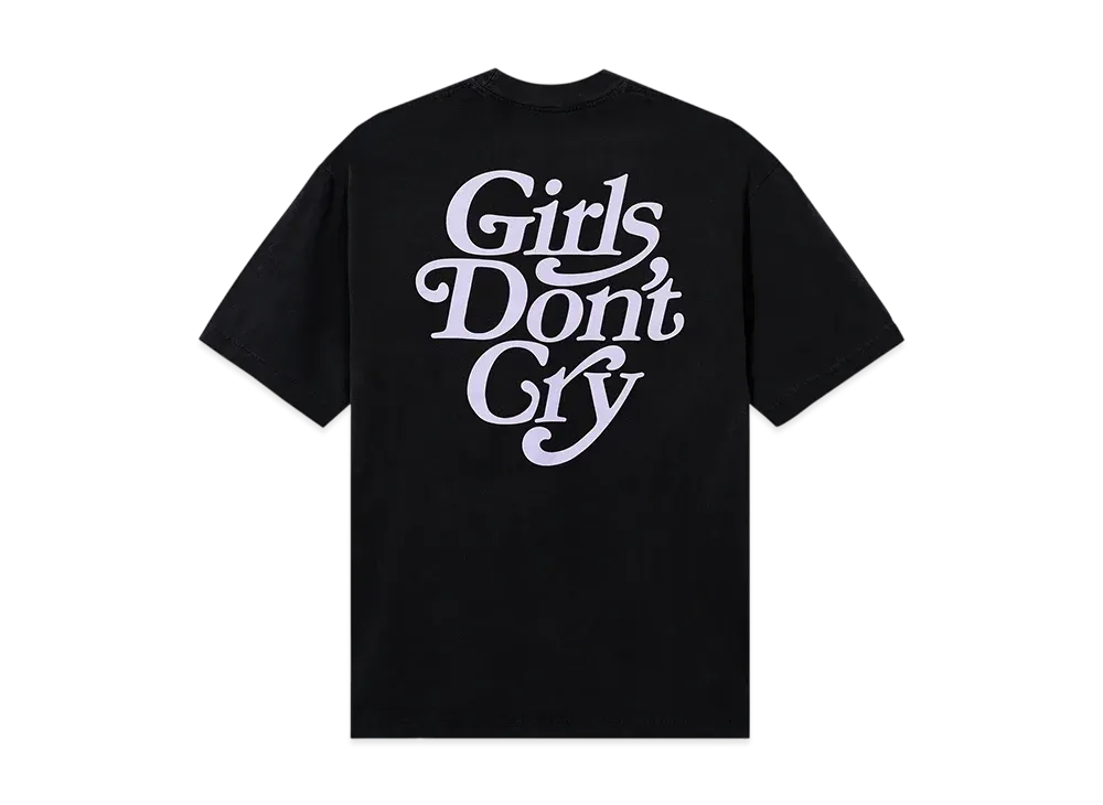 Girls Don't Cry x VERDY Logo T-Shirt "Vintage Black/Light Pink"