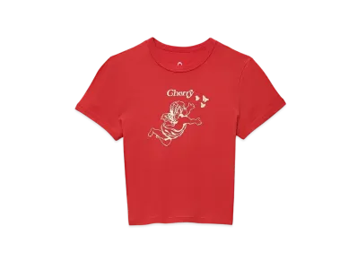 Girls Don't Cry x Cherry Los Angeles Angel Baby Tee "Red"