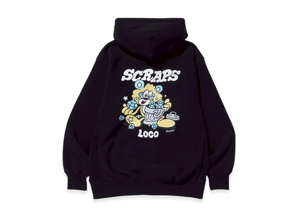 VERDY x Loco Scraps Hoodie "Black"