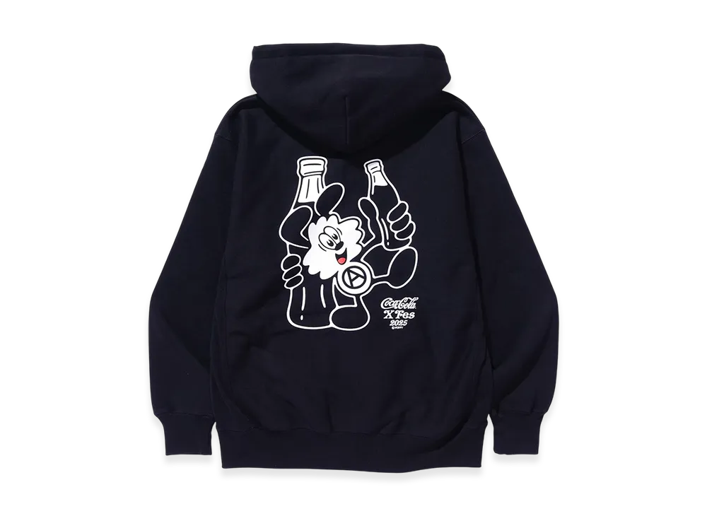 VERDY x Coca Cola X Fes 2025 Vick Zip Hoodie "Black"