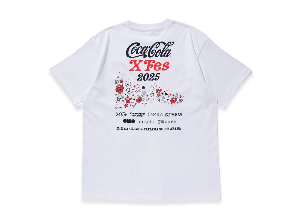 VERDY x Coca Cola X Fes 2025 Artist Tee "White"