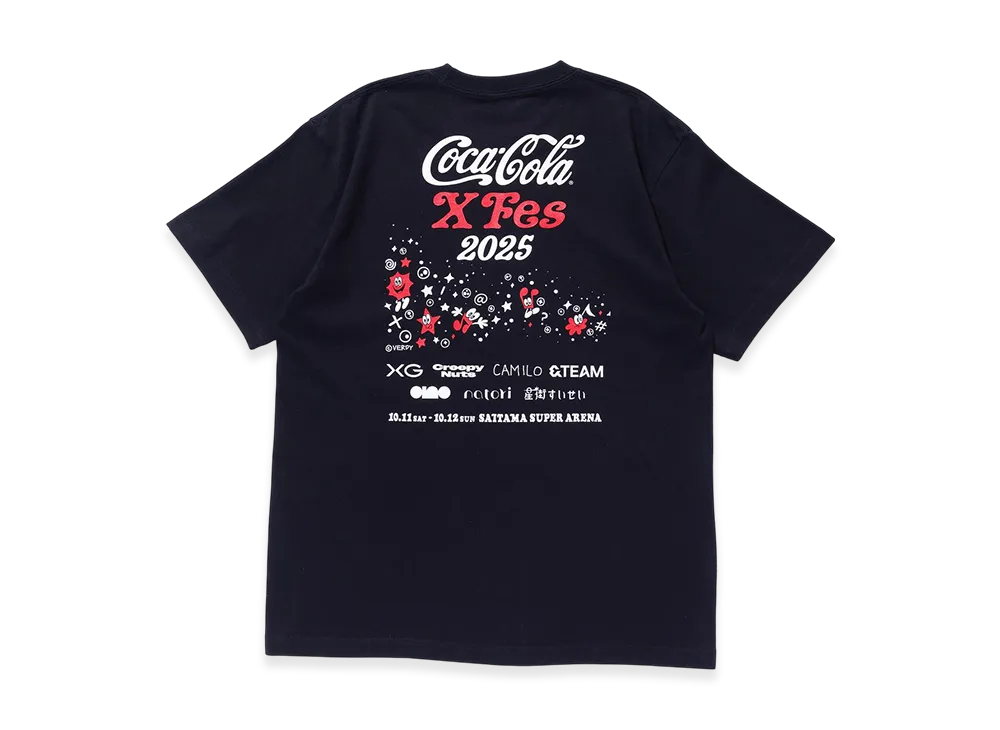 VERDY x Coca Cola X Fes 2025 Artist Tee "Black"