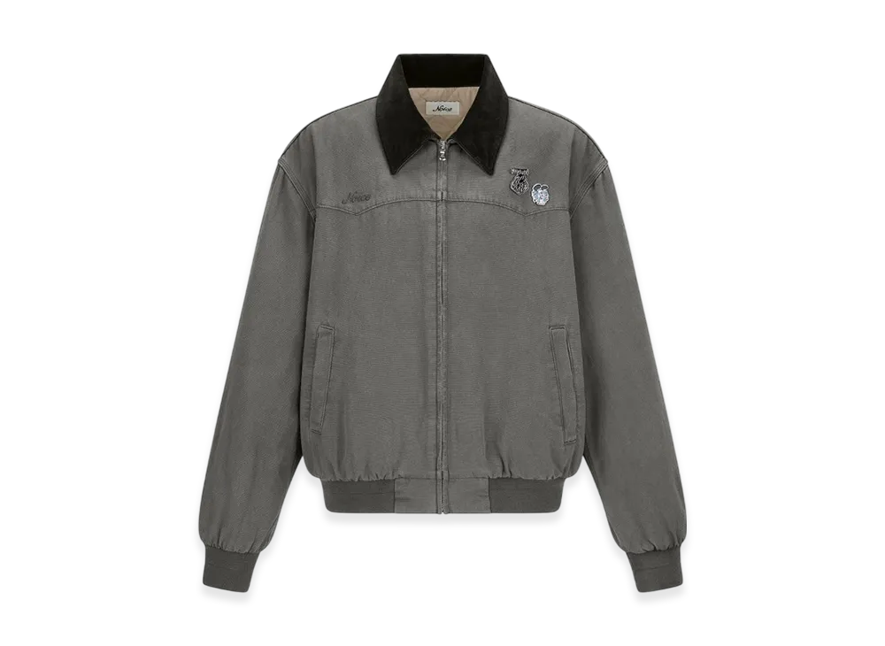 VERDY x NOICE Dyed Canvas Work Jacket "Charcoal"