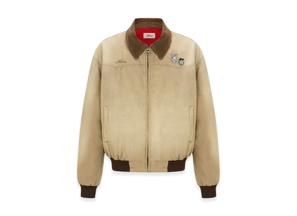 VERDY x NOICE Dyed Canvas Work Jacket "Beige"