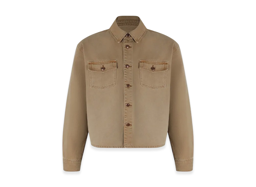 VERDY x NOICE Dyed Work Shirt "Beige"