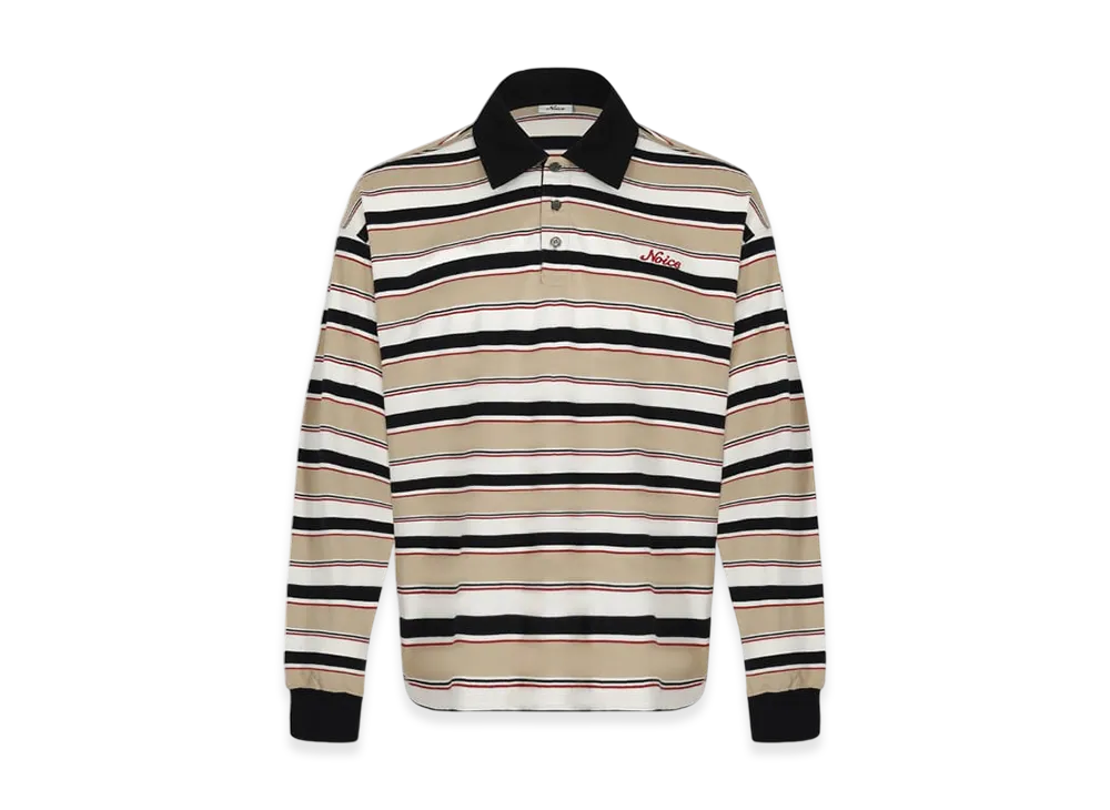 VERDY x NOICE Logo Striped Polo Shirt "Mix"