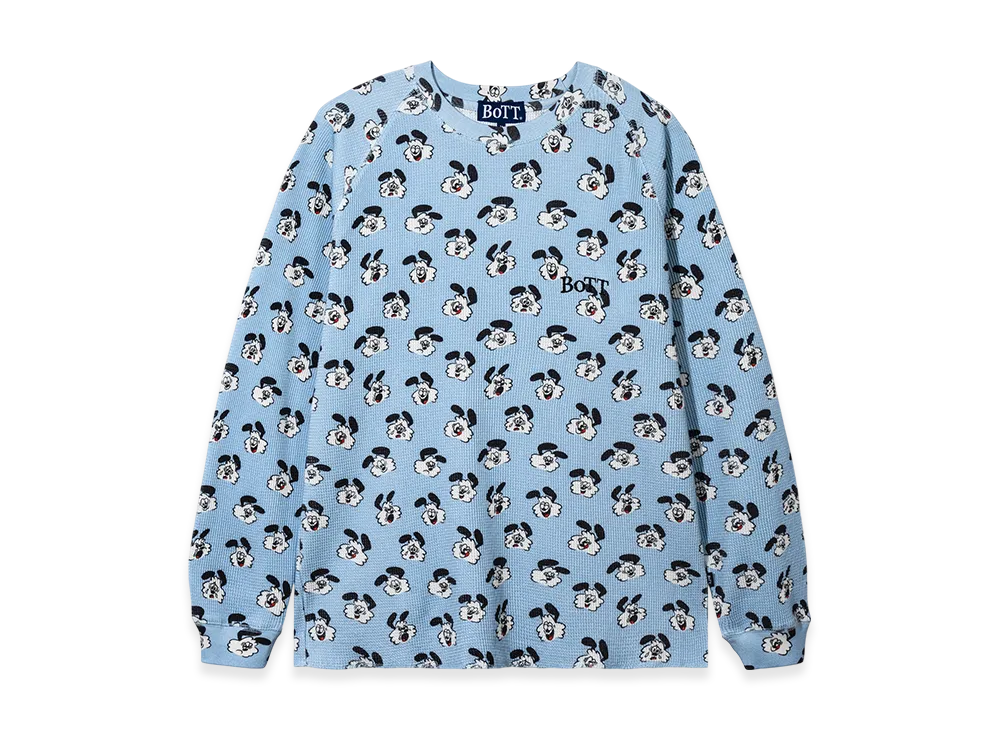 VERDY x BoTT Vick Thermal L/S Tee "Light Blue"