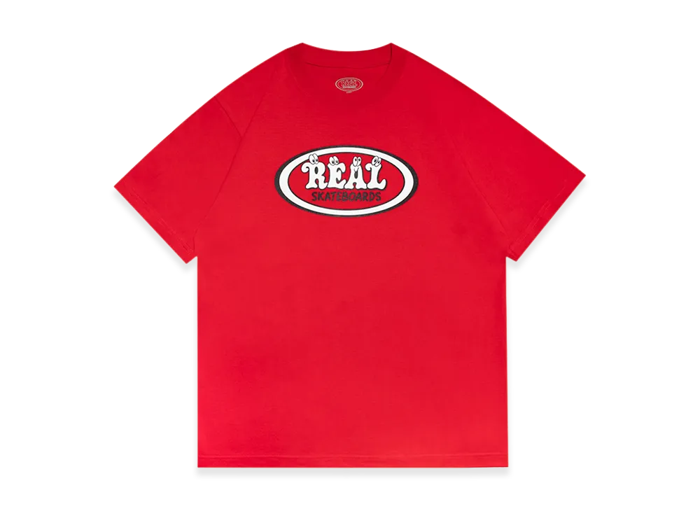 VERDY x REAL SKATEBOARDS Skate Shop Day Tee "Red"