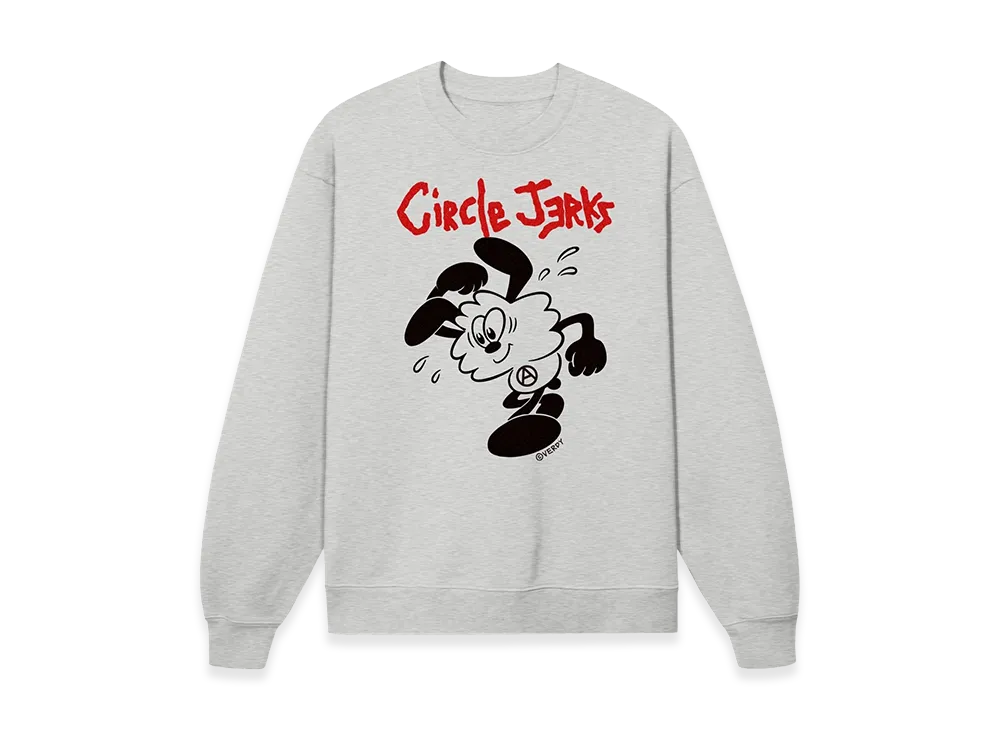 VERDY x Circle Jerks Sweat Crew "Ash"