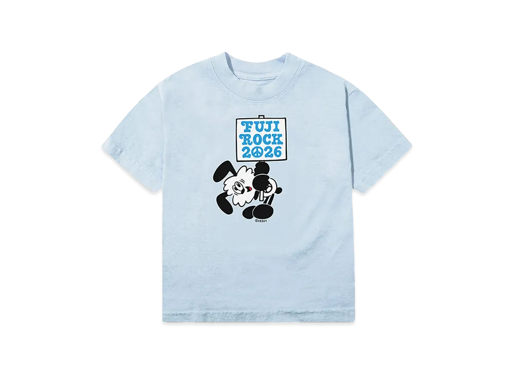 VERDY x fuji rock festival 2026 VICK Kids Tee "Blue"