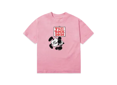VERDY x fuji rock festival 2026 VICK Kids Tee "Pink"