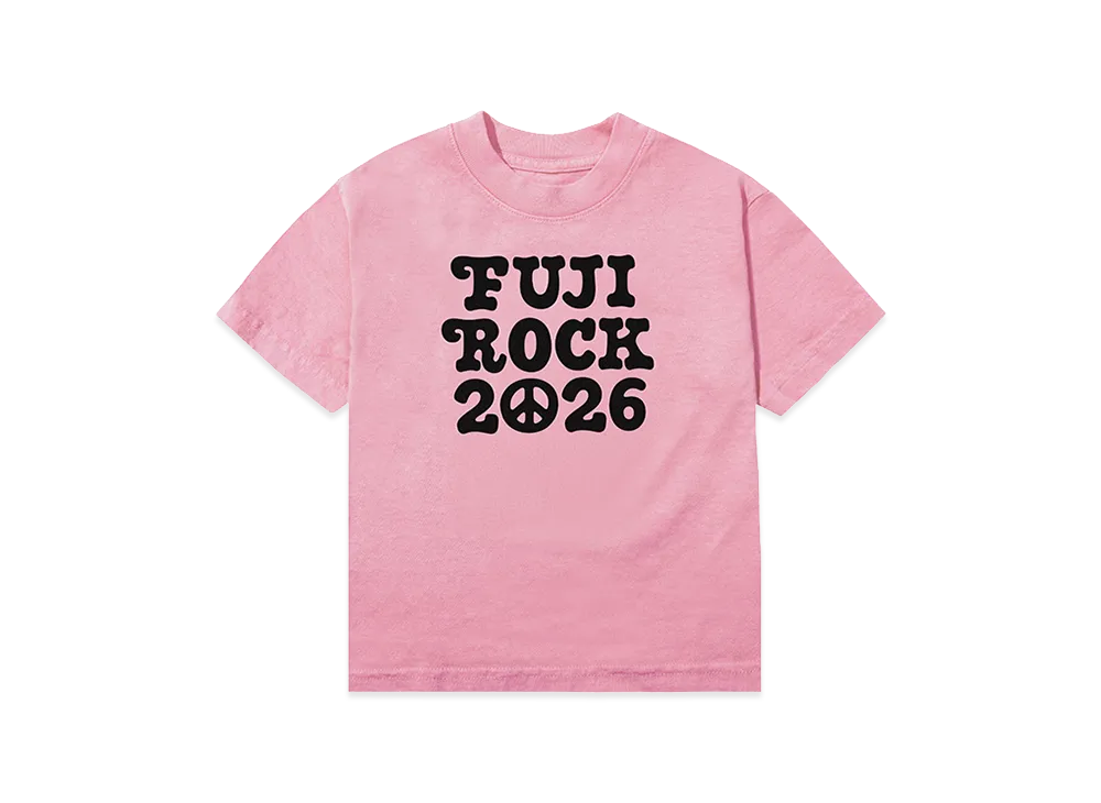 VERDY x fuji rock festival 2026 VERDY Kids Tee "Pink"