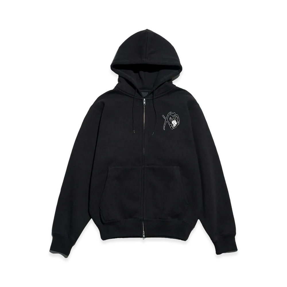VERDY x XO Vick Zip Hoodie "Black"