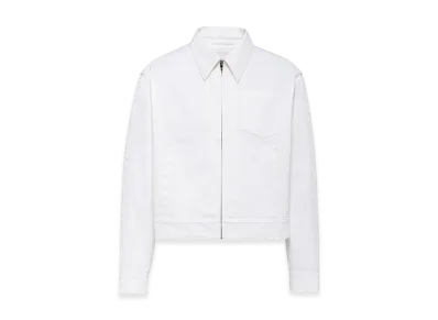 PRADA Drill Blouson Jacket "Optical White"